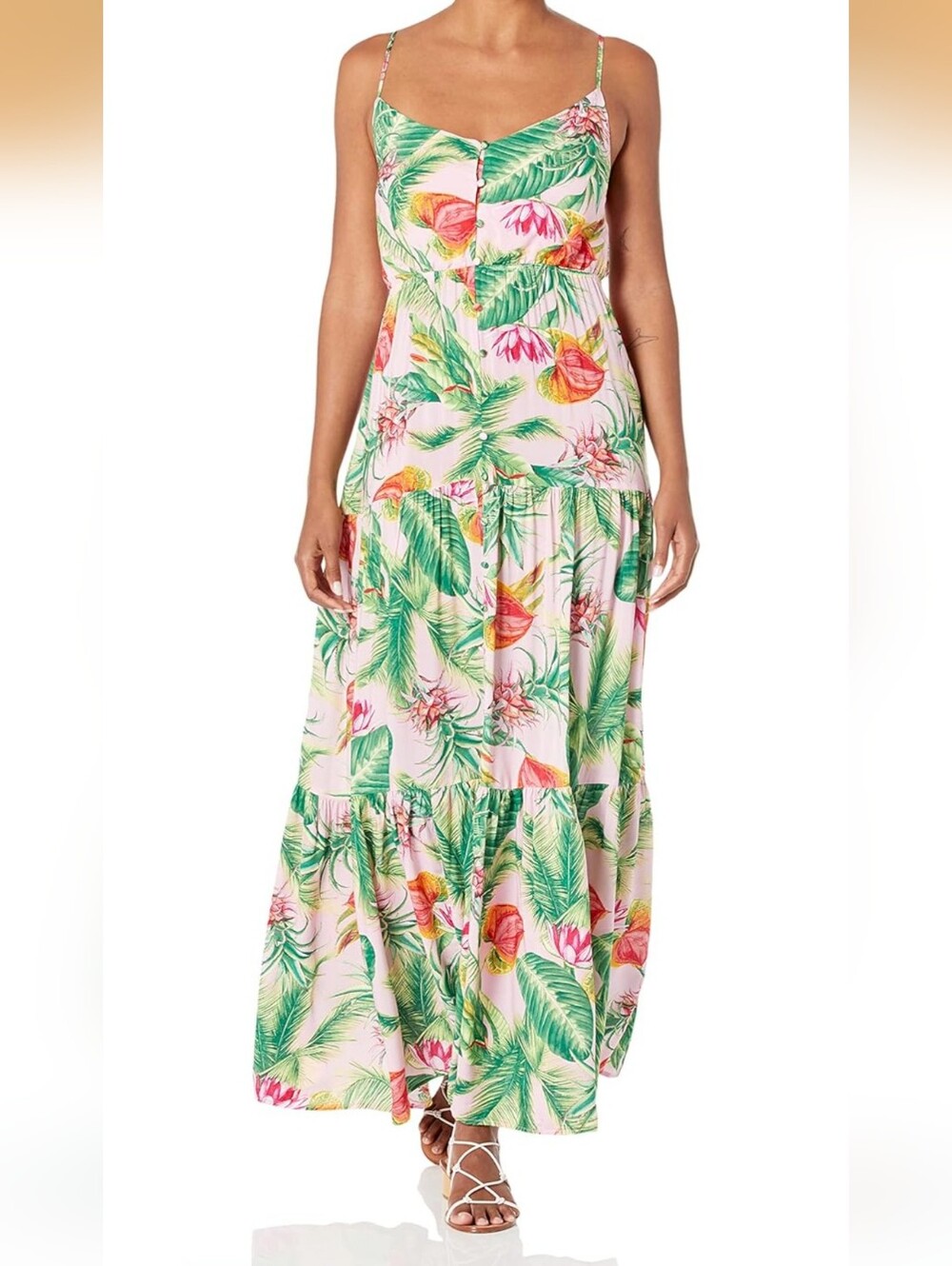 BB Dakota Steve Madden Frond Memories Maxi Dress Size Small